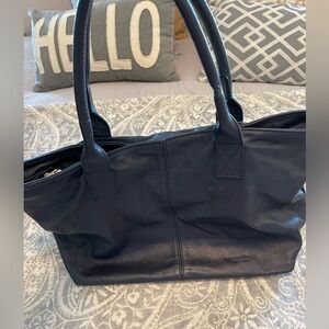 Pelletier Veneta leather bag from Italy navy blue Italian Leather Purse nwot